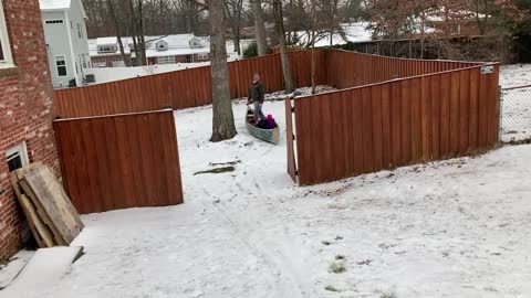 Snow Canoe