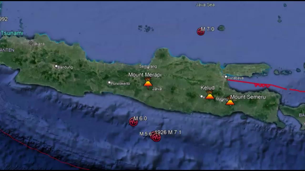 Indonesia's Mount Merapi, Unleashes Lava ,As Other Volcanoes Erupt