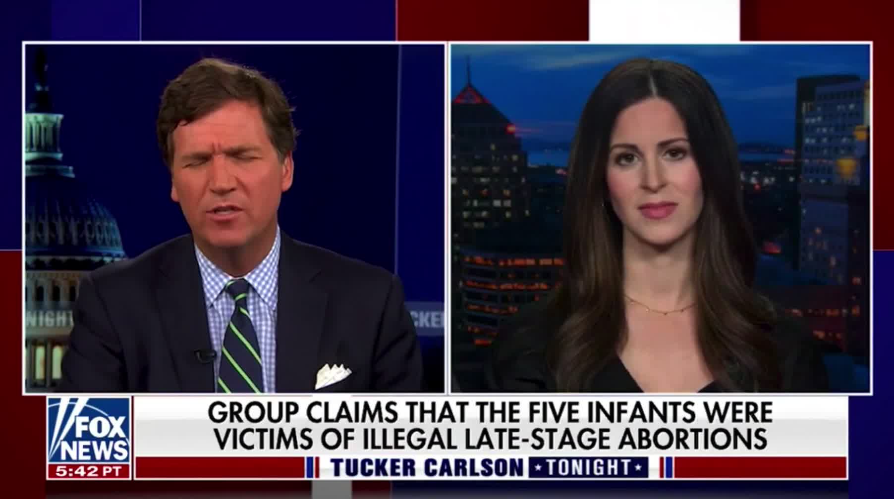 Pro-life activist Lila Rose talks to Tucker Carlson