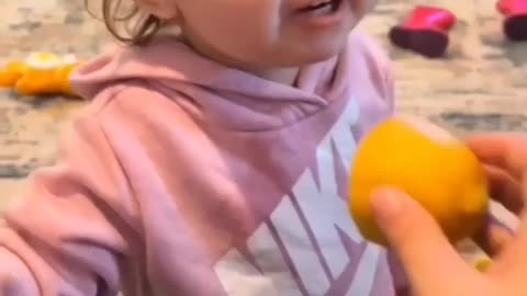 She likes to eat lemon❤️‍🔥