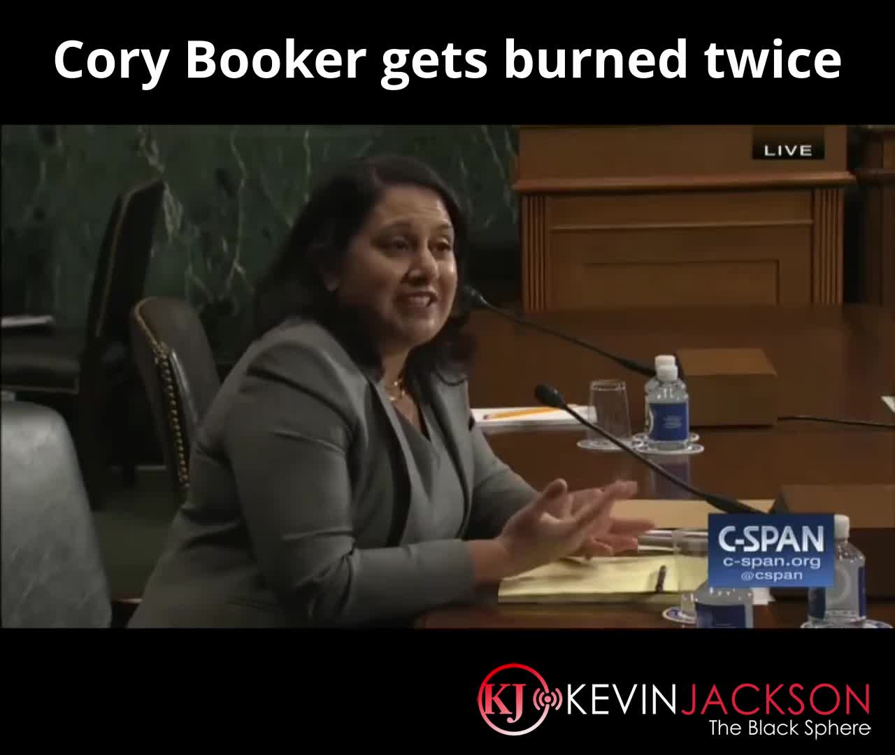 Cory Booker gets burned twice