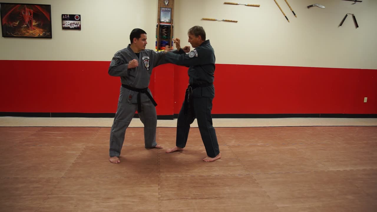 Correcting common errors executing the American Kenpo technique Sword of Destruction