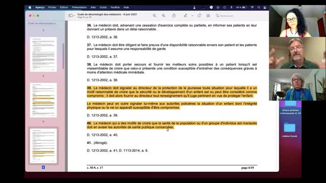 Questions sur l'éthique médicale avec Dr Robert Béliveau, Lily Monier et Julie Lévesque