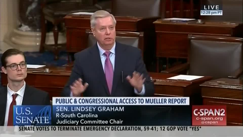 Lindsey Graham wants investigation of Hillary before Mueller report is out