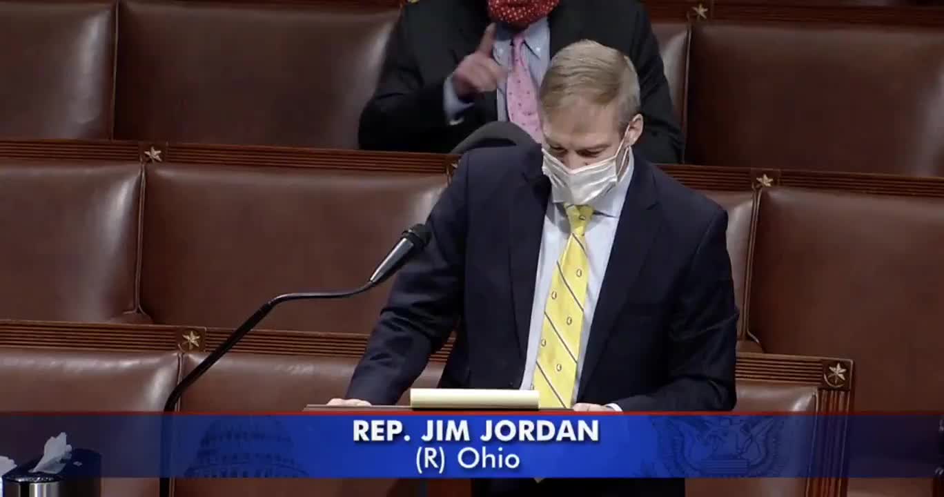 Jim Jordan poins out double standards