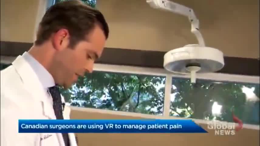 Canadian surgeons using virtual reality to help patients manage pain（1）