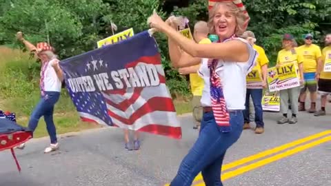 Video 2-Marching with Lily4Congress, a Republican candidate for CD2 in Amherst,NH on July 4, 2022