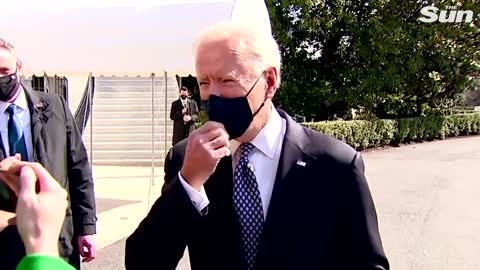 Joe Biden's battle against stairs