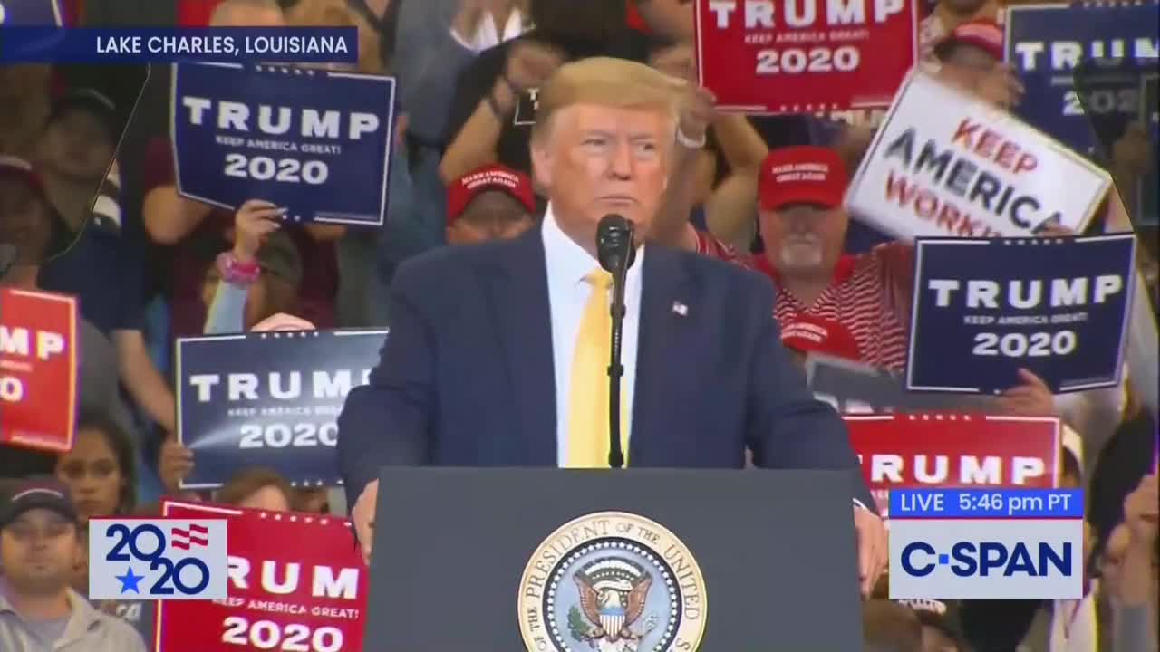 Trump accuses Democrats of waging 'nonstop battle' to overthrow election