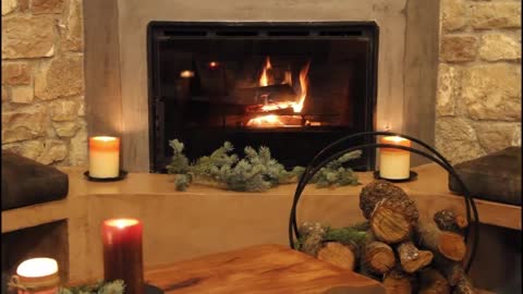 30 Minutes of Soothing Fireplace