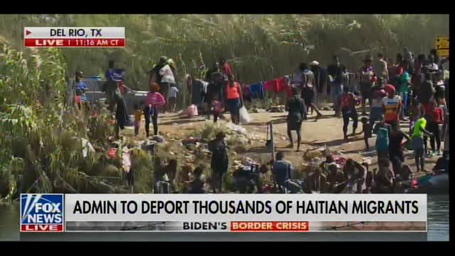 BIDENVILLE, TX: Illegal Aliens Now Bathing in River, Washing Clothes as Number Swells to 14,000