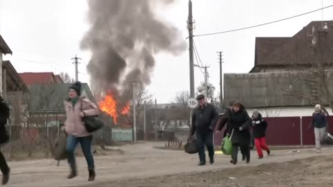 Horrific scenes in battle for Kyiv as families killed fleeing Russian onslaught