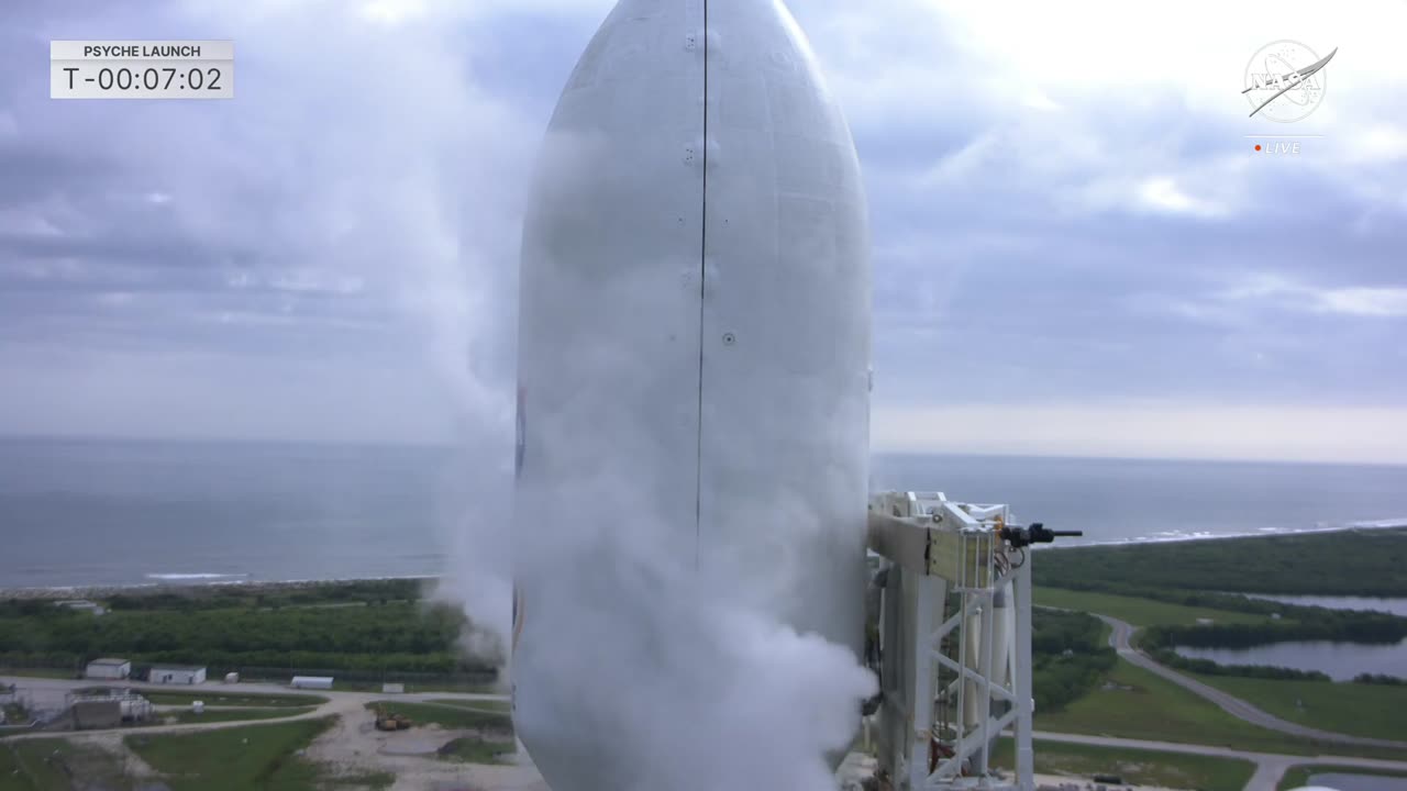 Psyche Launches to a Metal Asteroid (Official NASA Broadcast)