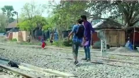 Top 10 train Horan prank video 😅🤣🤣#viral#prank#comedy