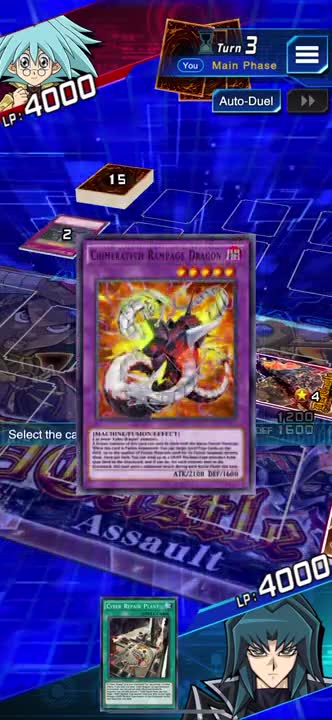 Yu-Gi-Oh! Duel Links - Chimeratech Rampage Dragon Gameplay
