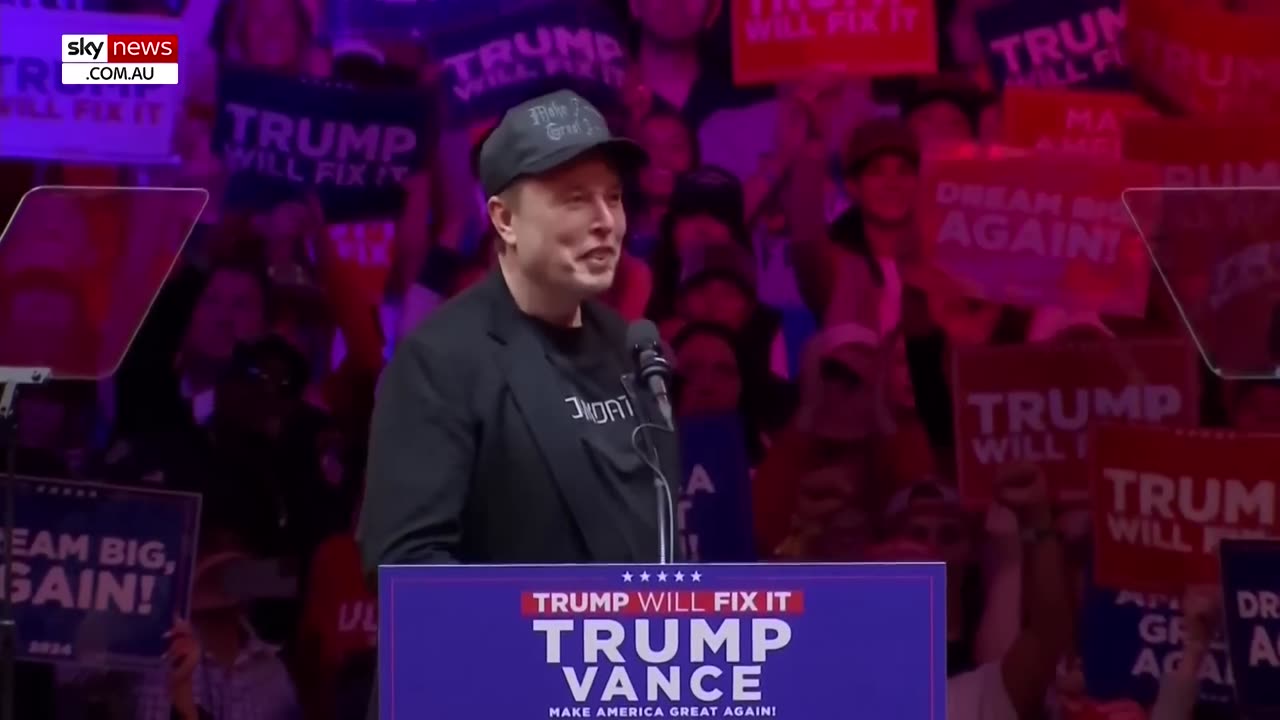 IN FULL: Elon Musk delivers speech at Donald Trump’s New York rally