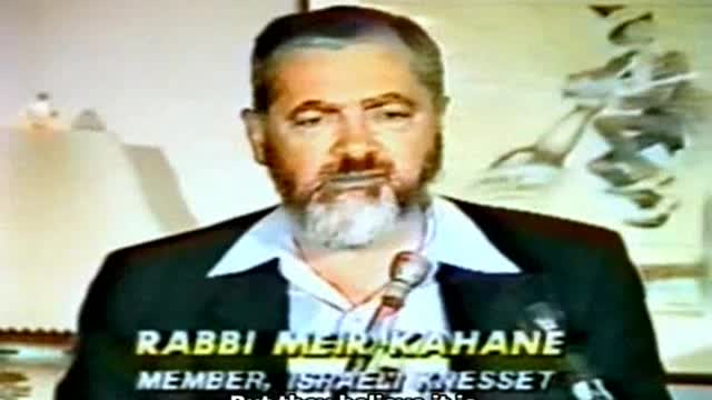 Rabbi Meir Kahane, ZT'L HY'D, speaking at the National Press Club, English