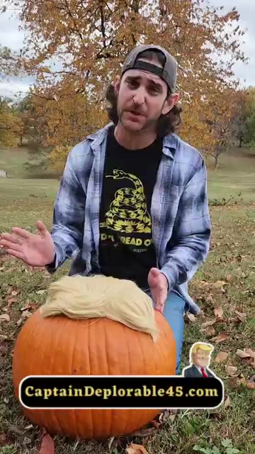 TRUMP ENDORSES THE GREAT PUMPKIN!