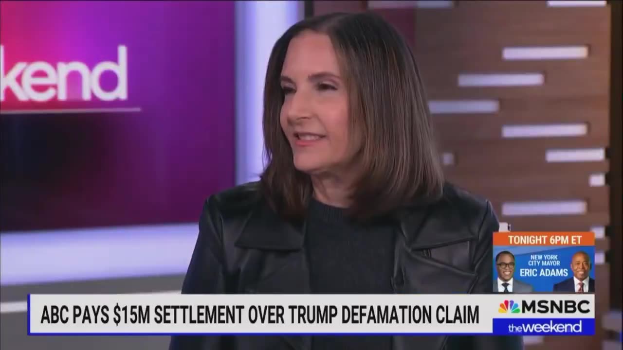 MSNBC host just repeated the same lie that forced ABC to pay $15m to Trump