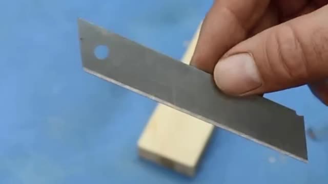 Homemade small blade cutter, so fun and practical