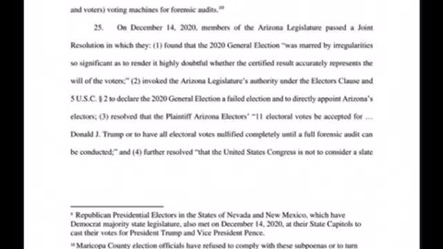 2020 Vote Fraud Doc Trump Won