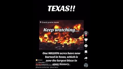 Texas Fires and DEWS ..