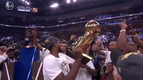 NBA Championship Trophy Presentation | Giannis Antetokounmpo is the NBA Finals Most Valuable Player