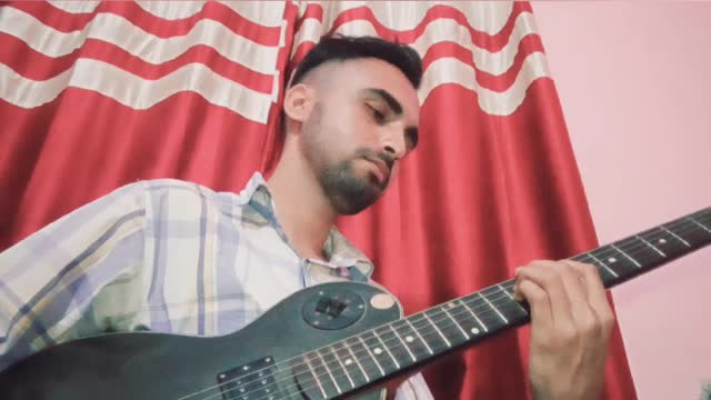 satisfying guitar tone | lord krishna | classical cover by nikesh