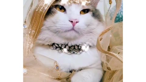 Funy marriage cat