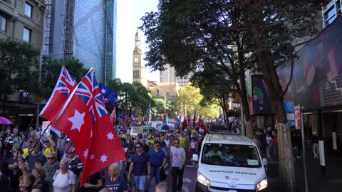 Sydney Freedom March - 14-May-2022 - from Park St