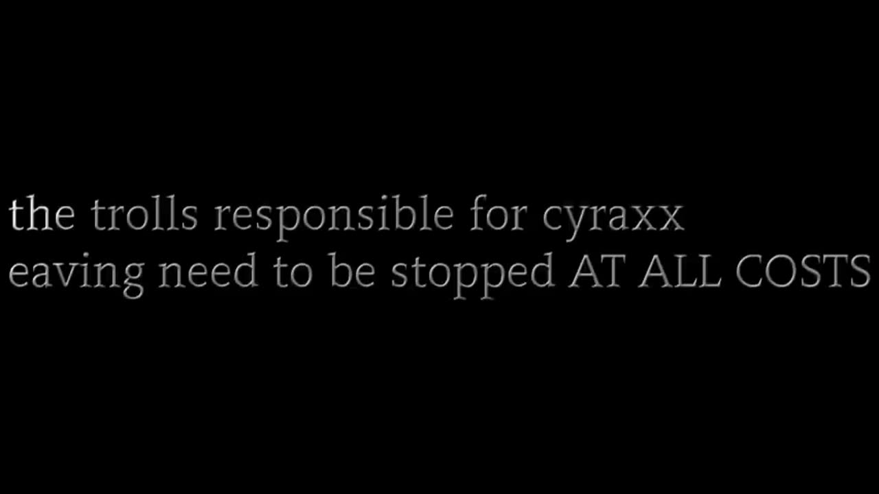 Cyraxx aka Shadowblade YouTube 01-31-24 Proof Tibbz is a sicko and likes to make death threats