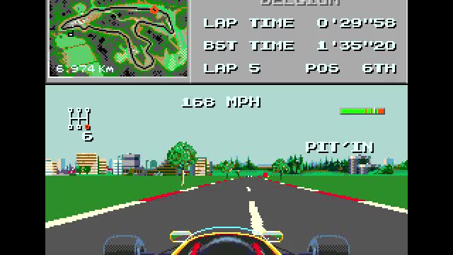 F1 World Championship (Sega Mega Drive) - Belgium GP