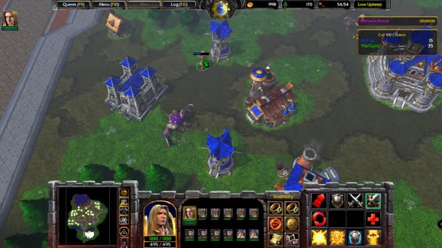 Warcraft 3, Human Campaign, Chapter 6. Playthrough