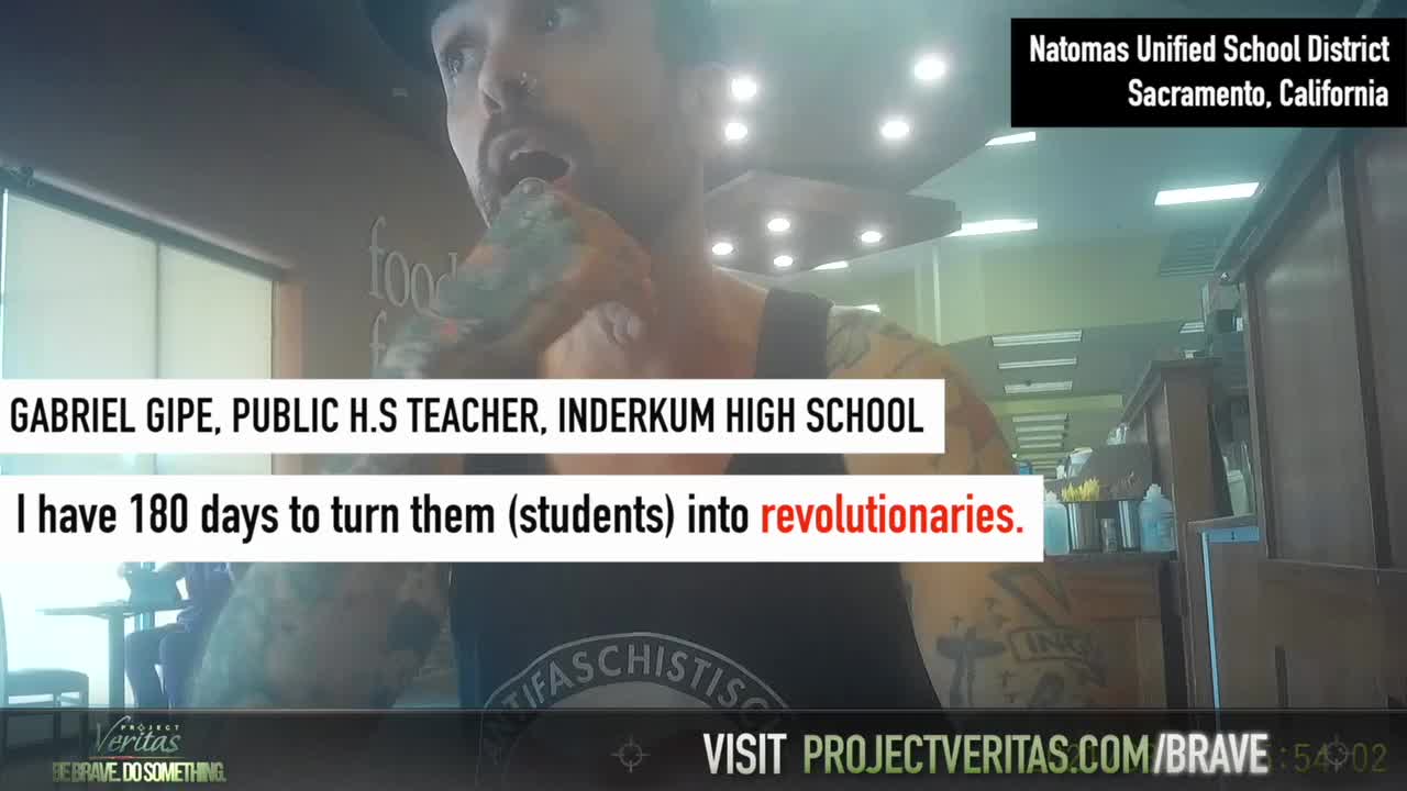 California High School AP Gov Teacher Admits Communist Indoctrination of Students