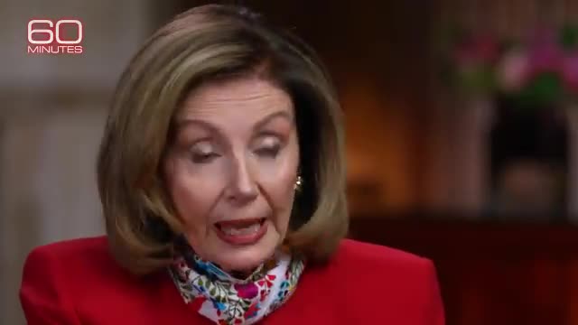 when 60 mins called Pelosi out for holding up covid relief package