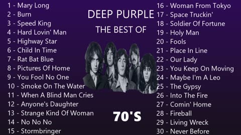 DEEP PURPLE - THE BEST OF 70'S