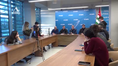 Видеоотчет с пресс-конференции представителей Народно-патриотического союза Абхазии