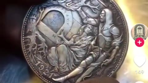 Coin Art 1921 WOW Tartarian Evidence