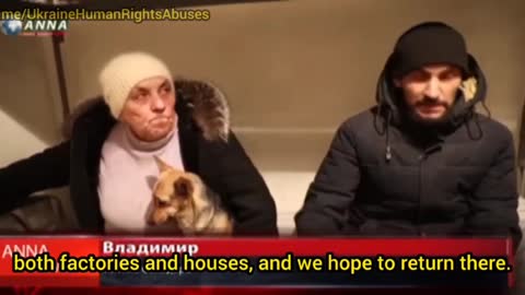 A group of residents of Soledar on their own words