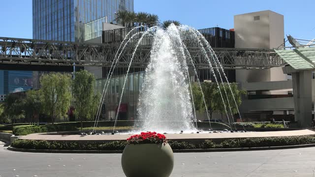 Water fountain in Vegas