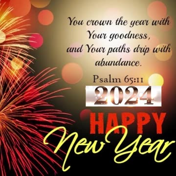 Happy New Year 2024: Embrace Abundance, Grace, and Joy #shorts #peace #new year #love #fyp #faith