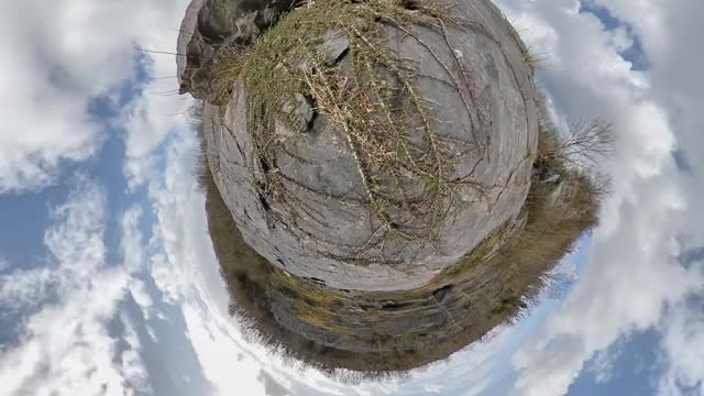 Cliff top clouds