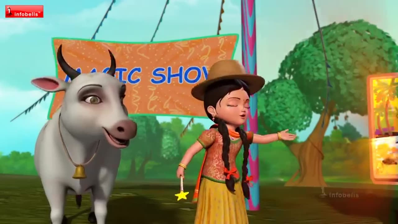 Meri Gaiya Aati Hai Mujhko Doodh Pilati Hai _ Hindi Rhymes for Children