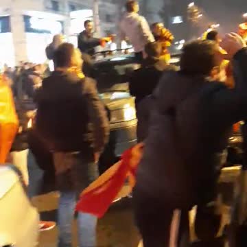 Euro2020 Celebrations on Macedonia Streets