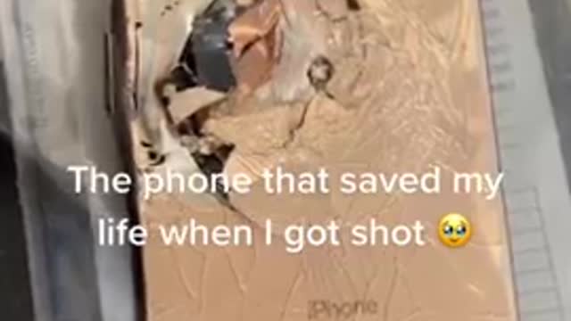 My phone saved my life when i shot