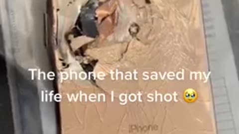 My phone saved my life when i shot