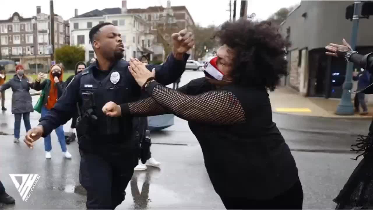 Another mostly peaceful protest.