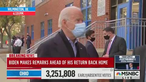 Biden something something, I always something something, pools something. green mile something.