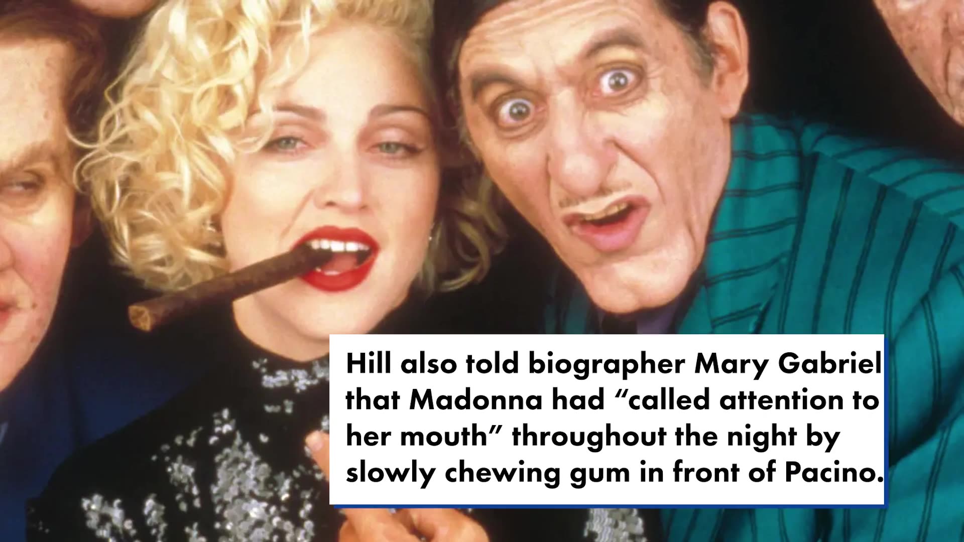 Madonna allegedly stuck her tongue in Al Pacino's ear when they met