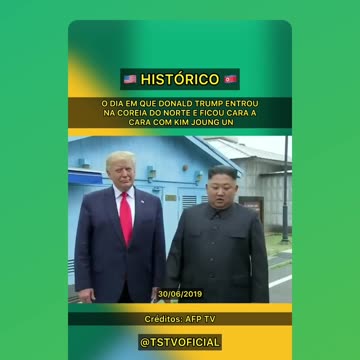 The day President Donald Trump entered North Korea